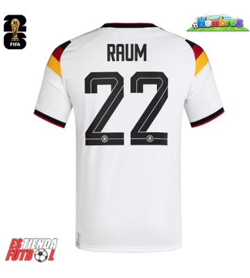 Alemania David Raum #22 Primera Equipación Mundial 2026 Manga Corta